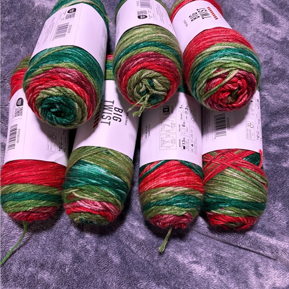 Big Twist Christmas Yarn Bundle